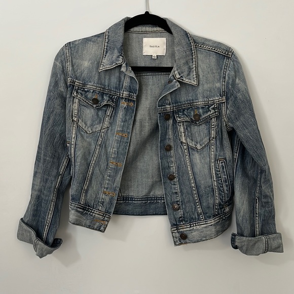 Talula Edo Cropped Denim Jacket - Picture 3 of 7